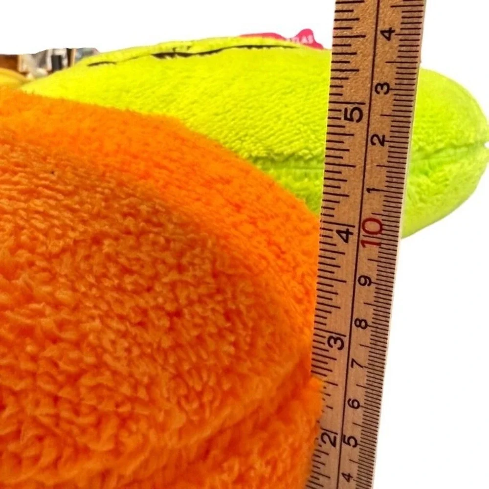 Halloween Pillows Jack-O-Lantern Pumpkin Plush Orange Green Set Fall Spooky Neon